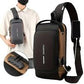 Sac a Dos Bandouliere Impermeable Sac Poitrine Antivol Sacoche avec USB
