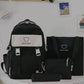 Sac dos scolaire 4pcs