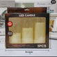 LED Candle Bougie 3Pièces