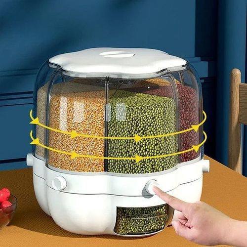 موزع حبوب دوار مكون من 6 مقصورات Distributeur de céréales rotatif à 6 compartiments
