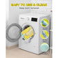 Sacs de lavage pour chaussures أكياس غسيل الأحذية الشبكية القابلة لإعادة الاستخدام، مصممة لحماية الأحذية والغسالة أثناء التنظيف