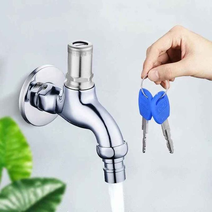 صنبور مياه مضاد للسرقة مزود بمفتاح قفل Robinet d'eau antivol avec clé de verrouillage