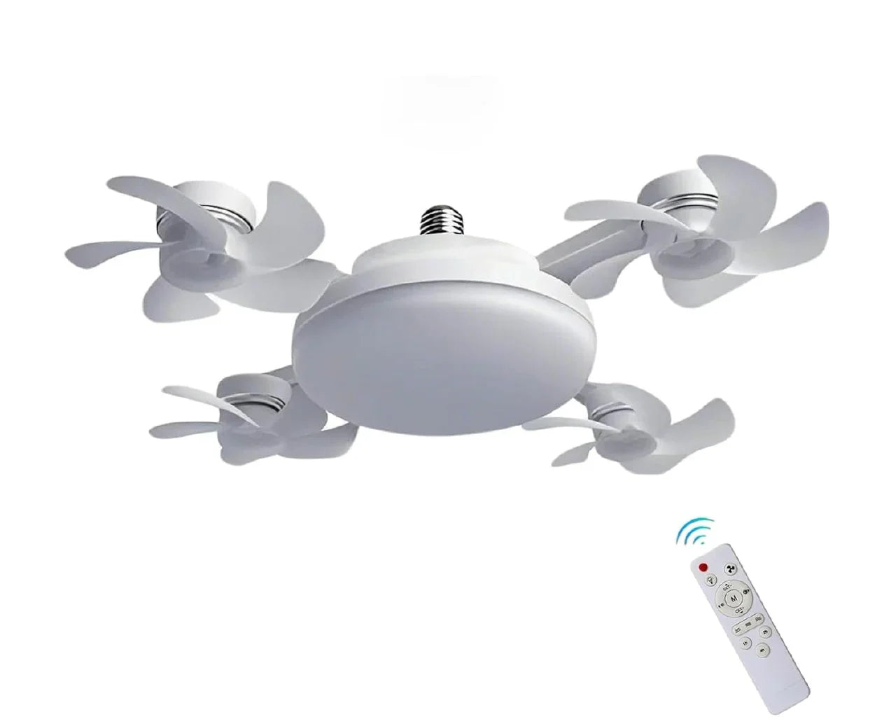 Ventilateur plafond éclairage télécommande مروحة سقفية بإضاءة وتحكم عن بعد