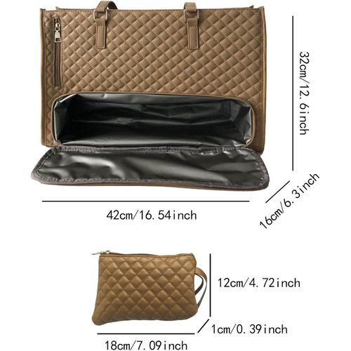 Sac à lunch isotherme pour femme حقيبة غداء نسائية معزولة مع حجرات متعددة الأغراض