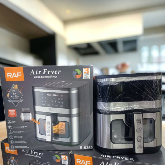 Air Fryer 8litres مقلاة هوائية RAF تعمل باللمس سعة 8 لتر