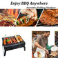 شواية فحم محمولة قابلة للطي متنقلة Barbecue portable pliable au charbon de bois