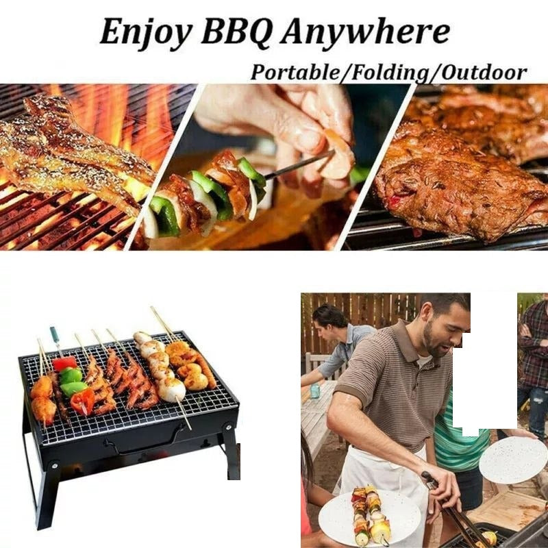 شواية فحم محمولة قابلة للطي متنقلة Barbecue portable pliable au charbon de bois