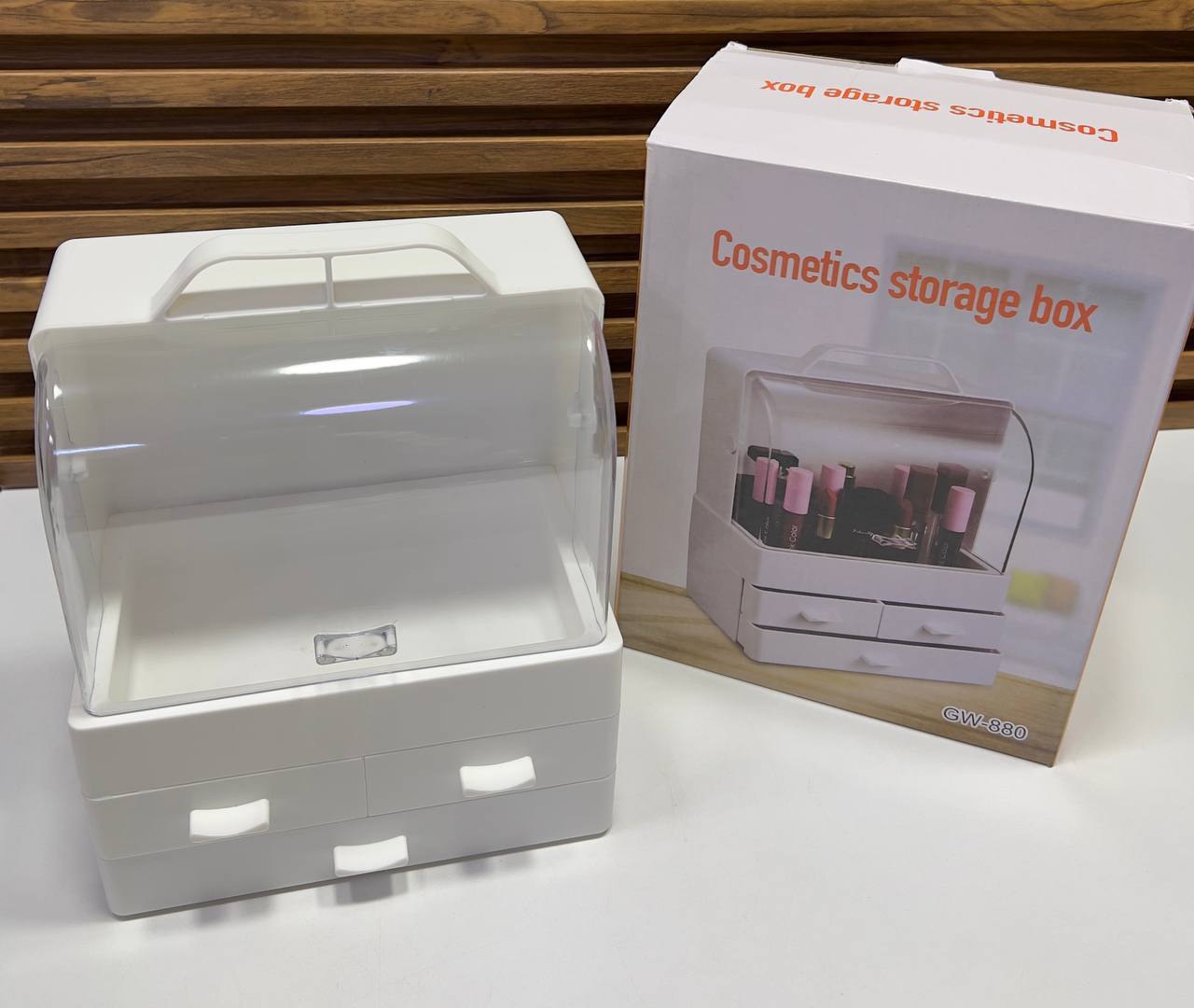 Boîte de rangement cosmétique Cosmetic Storage Box صندوق تخزين مستحضرات التجميل