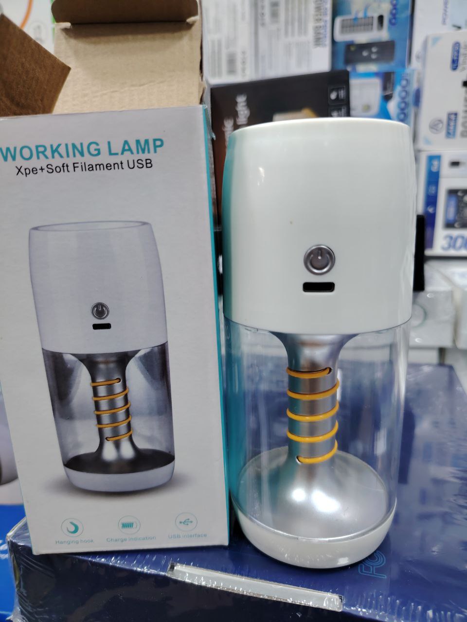 Lampe torche,Phare triple fonction avec crochet USB مصباح يدوي مصباح أمامي ثلاثي الوظائف مع خطاف USB