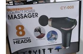 Compact Power Massager  جهاز تدليك كهربائي مدمج CY-008 8 رؤوس