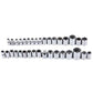 مجموعة مفاتيح ربط مزدوجة 40 قطعة 40Pc Combination Socket Wrench Set Jeu de 40 clés à douille mixtes