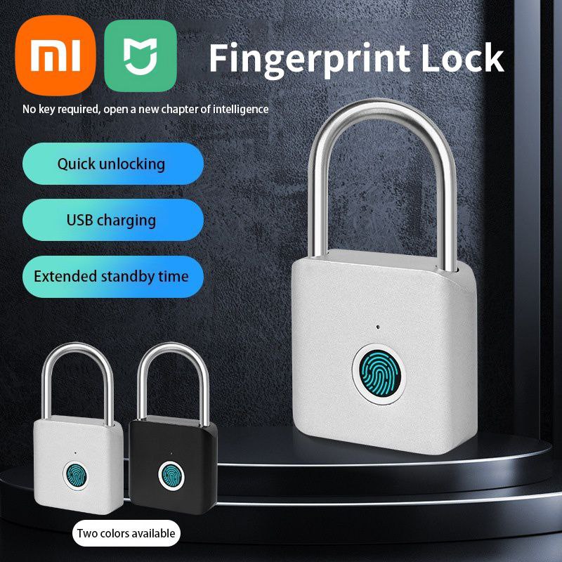 Smart fingerprint padlock Cadenas intelligent à empreinte digitale قفل بصمة ذكي