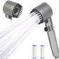 رأس دش مع دش محمول باليد، رؤوس دش عالية الضغط Pommeau de douche avec douchette à main, combiné haute pression