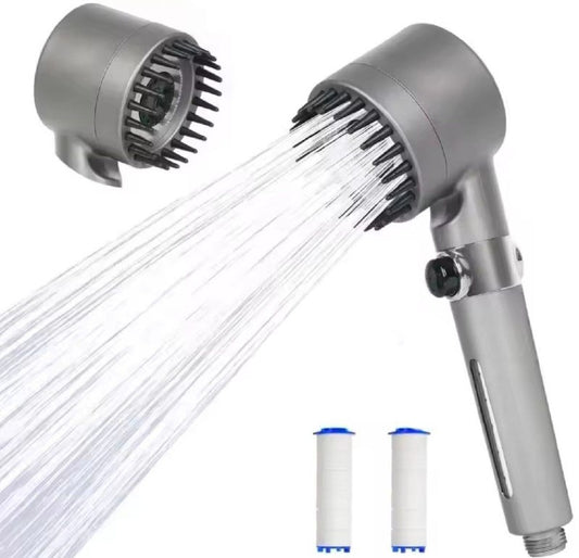 رأس دش مع دش محمول باليد، رؤوس دش عالية الضغط Pommeau de douche avec douchette à main, combiné haute pression