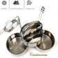 Ensemble de boîtes tiffin en acier inoxydable