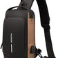 Sac à bandoulière antivol avec chargement USB