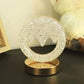 Lampe tactile rechargeable forme étoile brillante cristallisée