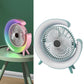 Colorful desktop fan