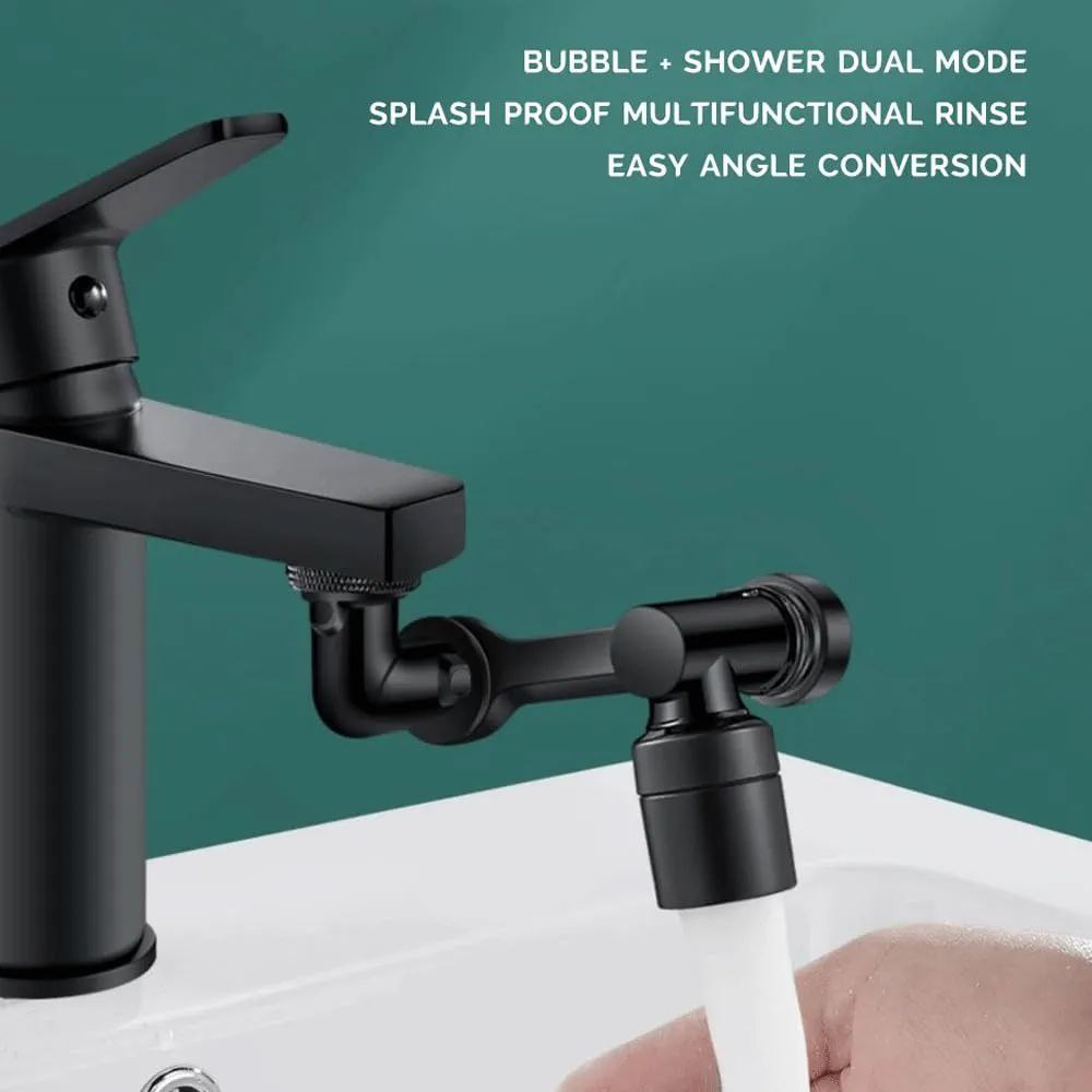 Robinet noir, cuivre alliage rallonge universelle