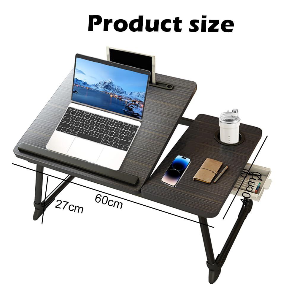 طاولة قابلة للطي محمولة حامل كمبيوتر Table portable pliable Support pour ordinateur