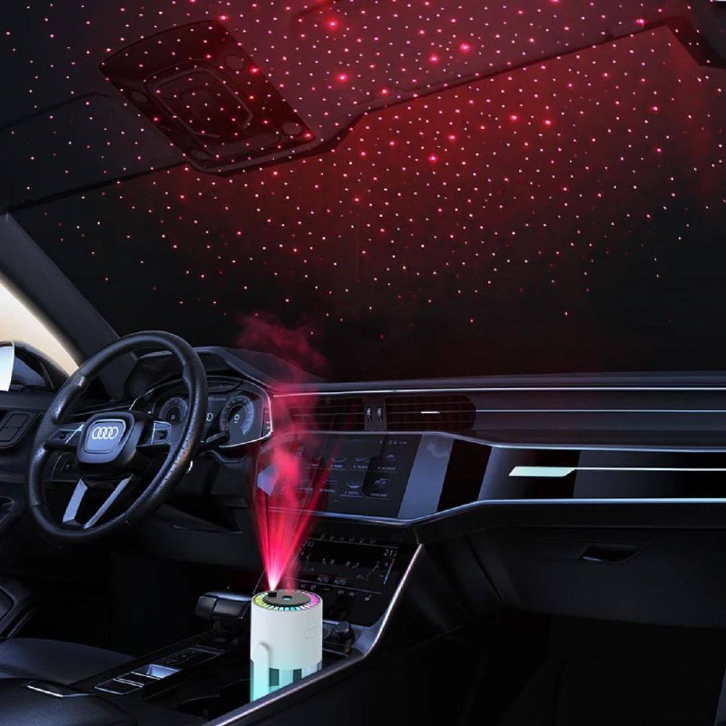 Projecteur d'étoiles, veilleuse et projecteur d'étoiles Humidificateur d'air silencieux, diffuseur d'huile et veilleuse