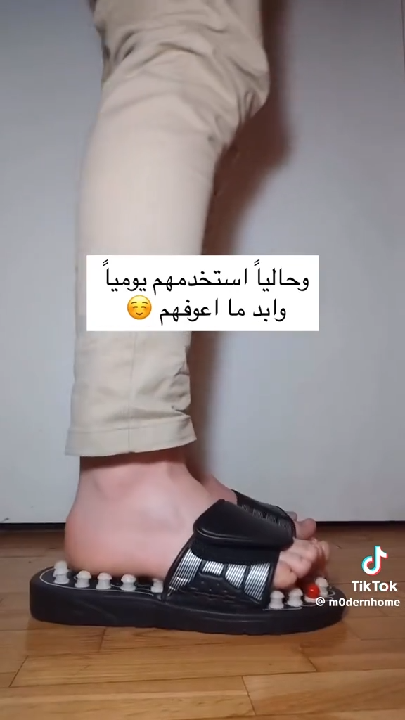 خف تدليك القدمين بالضغط الإبري Chaussons de massage par acupression et réflexologie plantaire pour hommes et femmes