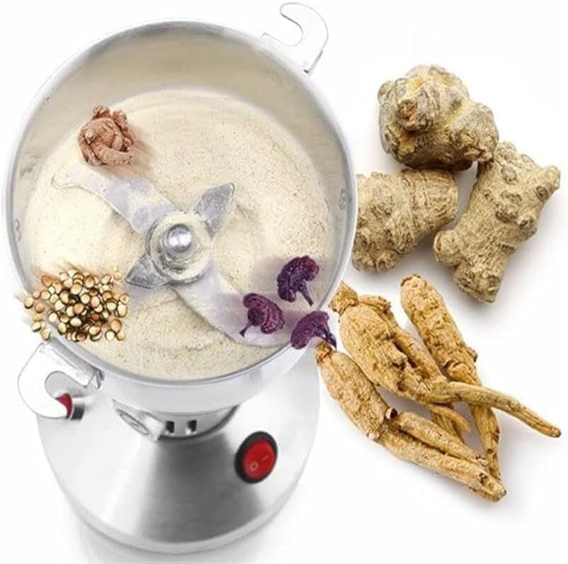 Moulin à épices électrique portable pour céréales et herbes مطحنة توابل كهربائية محمولة للحبوب والأعشاب