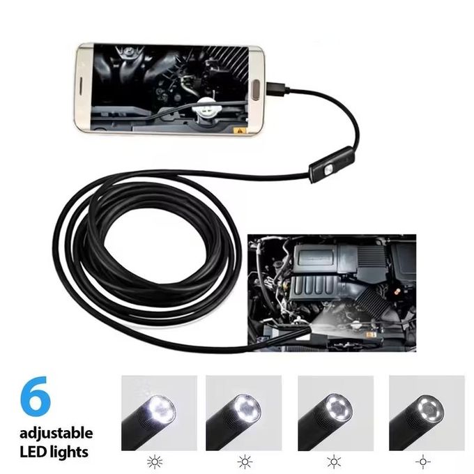 منظار داخلي بدقة 1920P HD مع إضاءة LED، كاميرا فحص Endoscope HD 1920P avec éclairage LED, caméra d'inspection sans WiFi