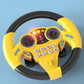 عجلة قيادة محاكاة صفراء للأطفال Volant de simulation jaune pour enfants