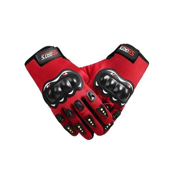قفازات سباق واقية للمفاصل الصلبة تعمل باللمس للدراجات النارية Gants de moto tactiles, gants de course à protection renforcée pour écrans tactiles