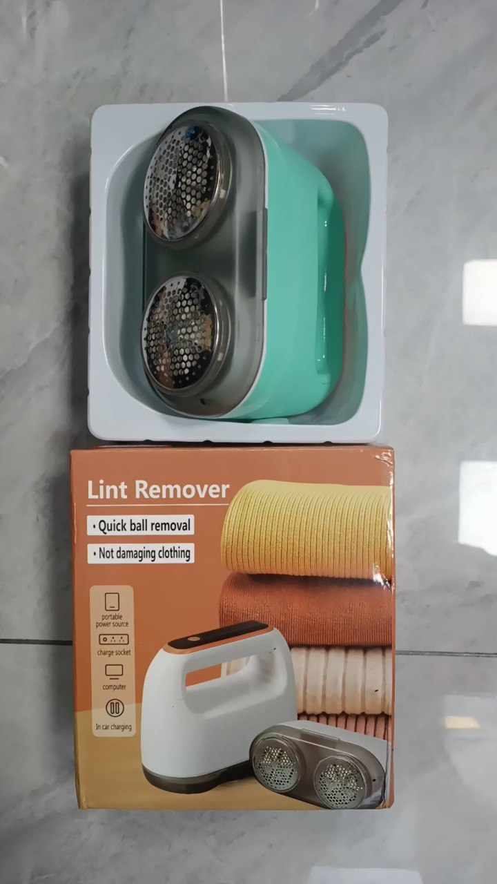 ماكينة حلاقة ملابس لاسلكية قابلة لإعادة الشحن، مزيل للوبر PORTABLE LINT REMOVER