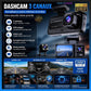 كاميرا لوحة القيادة Full HD 1080P بثلاث عدسات مسجل DVR برؤية ليلية Vehicle Blackbox DVR Full HD1080 Dashcam 3 Caméras Avant Intérieur Arrière avec WiFi