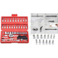 طقم أدوات إصلاح السيارات46 قطعة Set d'Outils de Réparation Automobile 46 Pièces avec Douilles