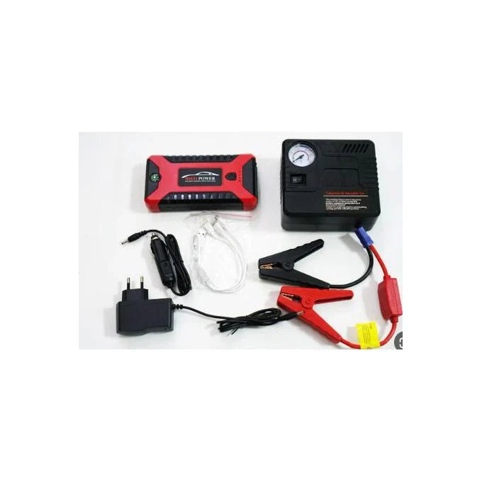 جهاز تشغيل السيارة، معزز البطارية، بطارية احتياطية، بطارية سيارة Démarreur de voiture, booster de batterie, batterie de secours, batterie de voiture portable 12 V 20 000 mAh
