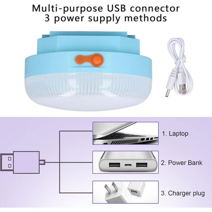 مصباح شمسي LED محمول دائري lampe solaire LED portable ronde de 100W