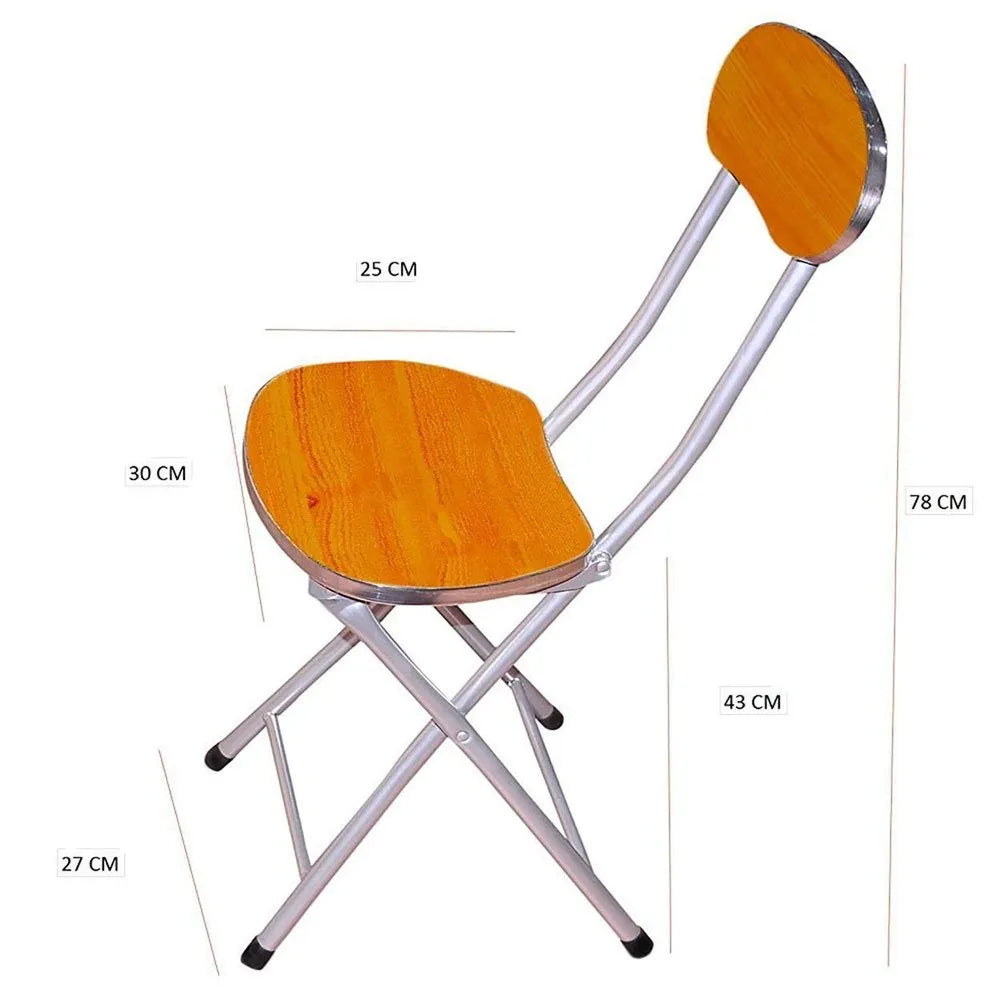 Chaise pliante multifonctionnelle, assise en bois كرسي قابل للطي متعدد الأغراض، مقعد خشبي