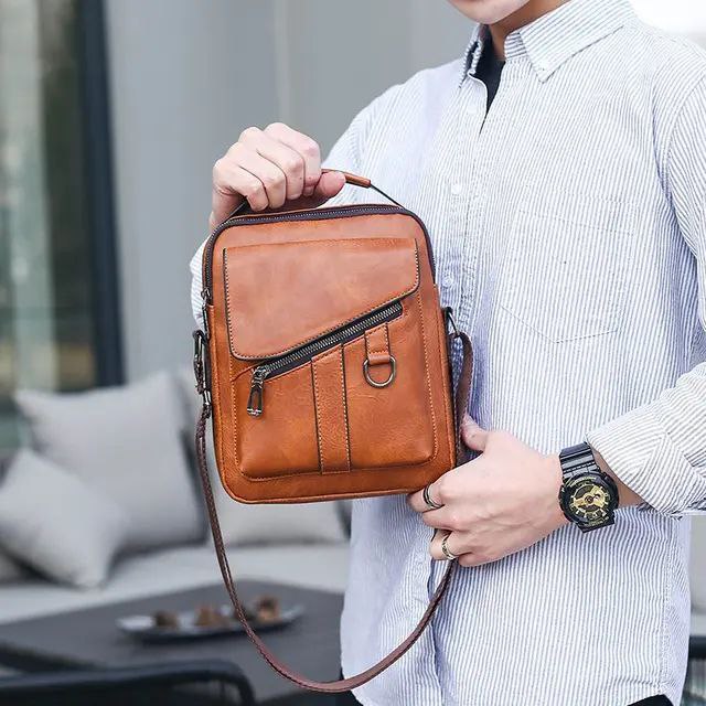 Sac à main pour homme Sacoche حقيبة يد رجالية