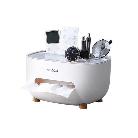 Ecoco Boîte à mouchoirs multifonctionnelle, porte-serviettes, علبة مناديل متعددة الوظائف من إيكوكو، حامل مناشف