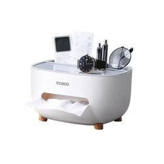 Ecoco Boîte à mouchoirs multifonctionnelle, porte-serviettes, علبة مناديل متعددة الوظائف من إيكوكو، حامل مناشف