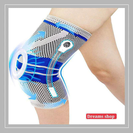 دعامة الركبة الأمامية من السيليكون، للجنسين Genouillère, support avant pour genou