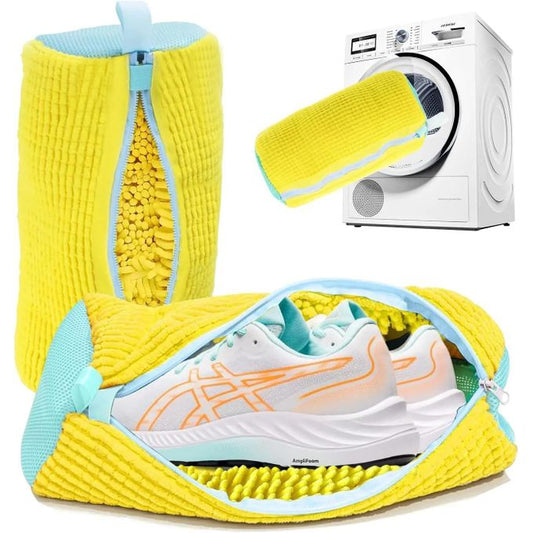 Sacs de lavage pour chaussures أكياس غسيل الأحذية الشبكية القابلة لإعادة الاستخدام، مصممة لحماية الأحذية والغسالة أثناء التنظيف