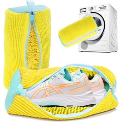 Sacs de lavage pour chaussures أكياس غسيل الأحذية الشبكية القابلة لإعادة الاستخدام، مصممة لحماية الأحذية والغسالة أثناء التنظيف