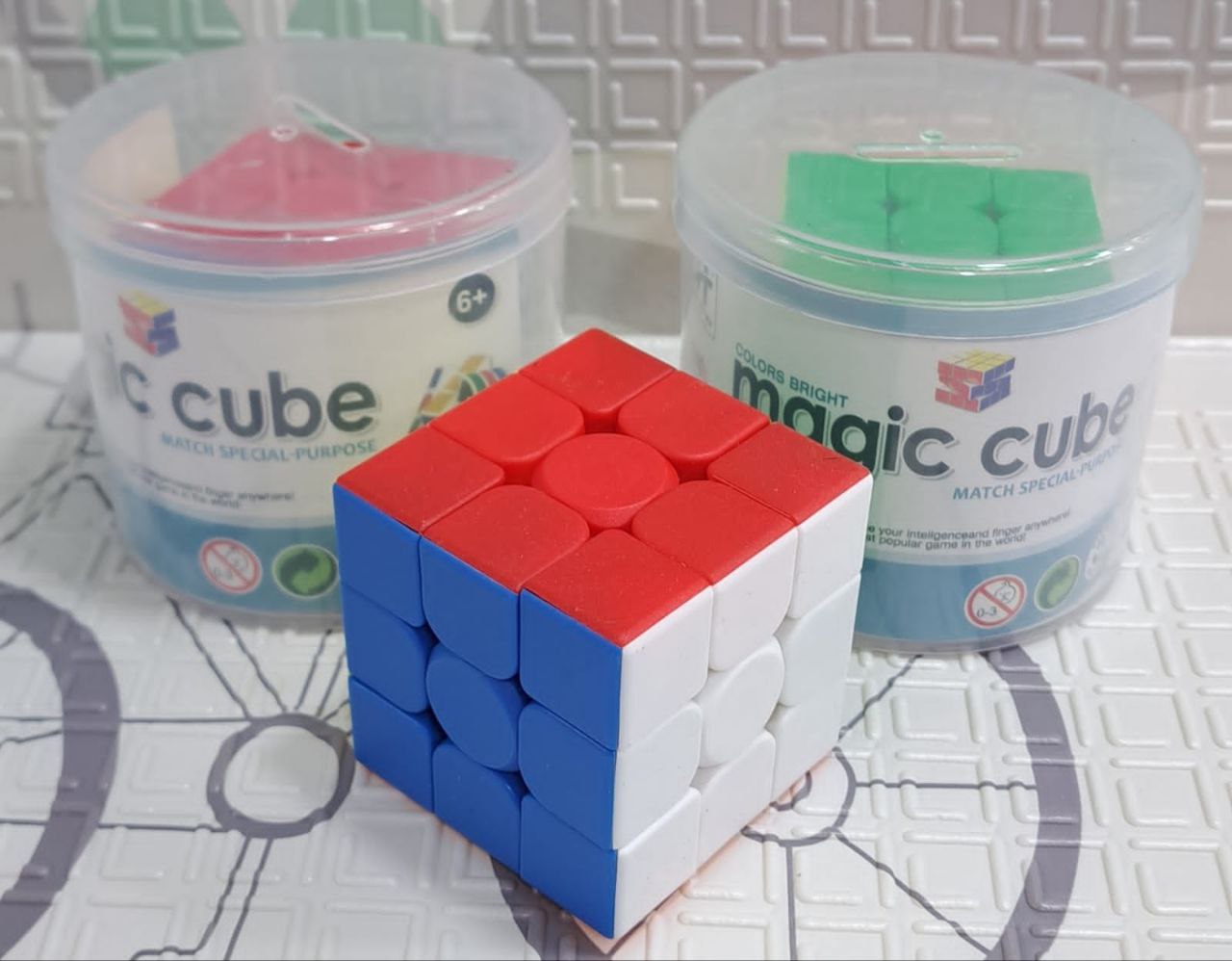 cube magique sonore 3x3x3 cube magique en plastique jouet