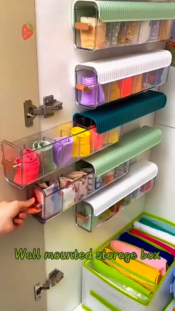 صندوق تخزين يثبت على الحائط Boîte de rangement murale