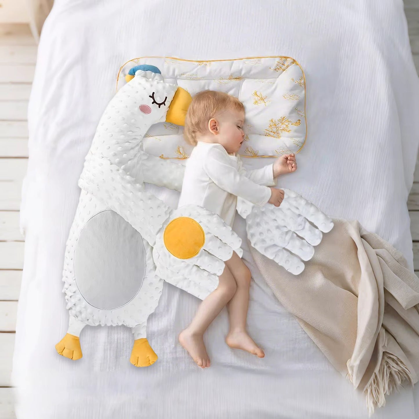 وسادة نوم للأطفال، دمية مهدئة، أداة مساعدة على النوم Oreiller pour bébé, poupée apaisante, aide au sommeil