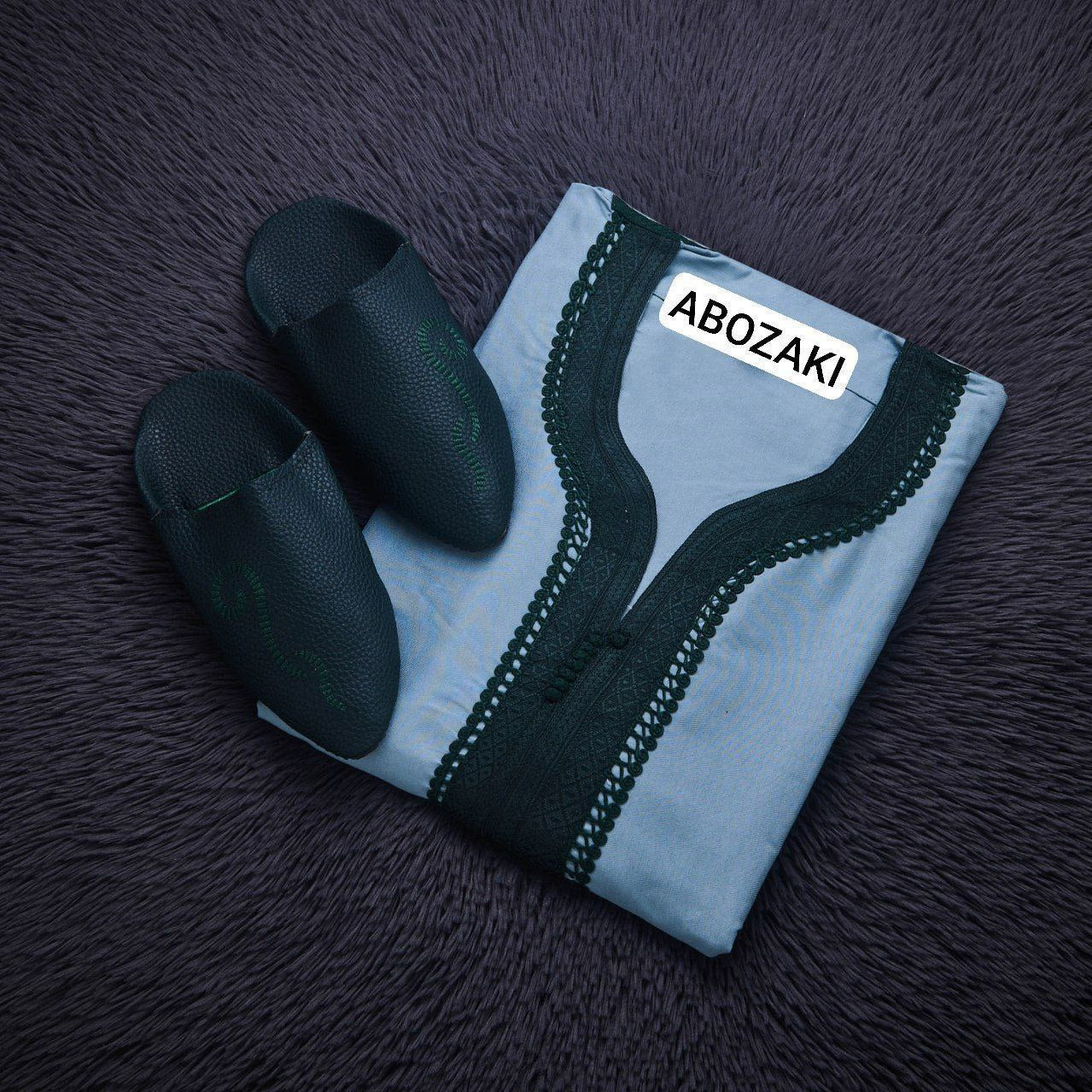 كندورة مطروزة بلغة فاسية