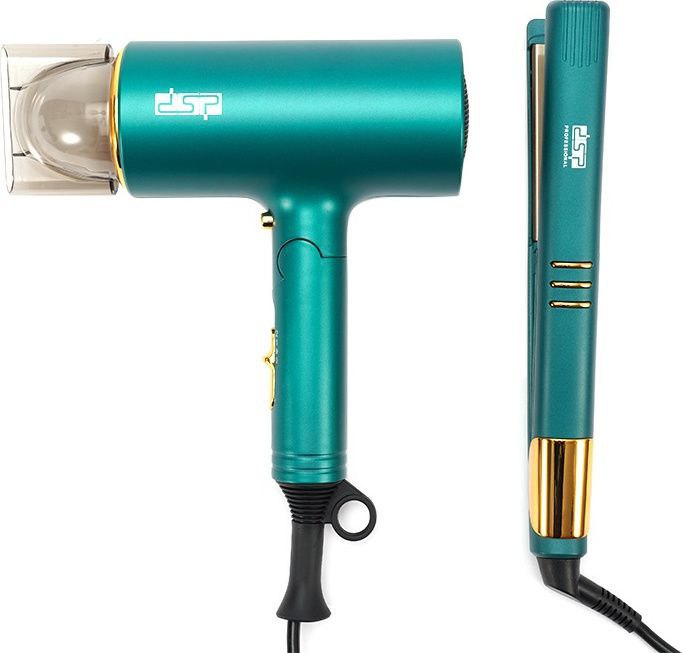 Sèche-cheveux Travel Dryer مجفف شعر للسفر من DSP موديل 80103A مع مكواة فرد الشعر