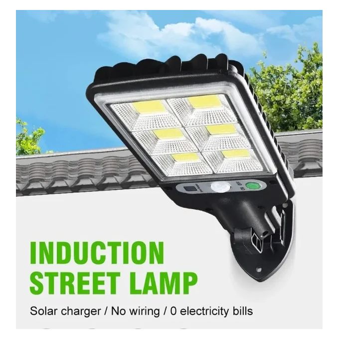كشاف ضوئي يعمل بالطاقة الشمسية Projecteur Solaire LED 100W  Lampes Solaires avec Détecteur de Mouvement, Étanche pour Cour, Jardin, Garage