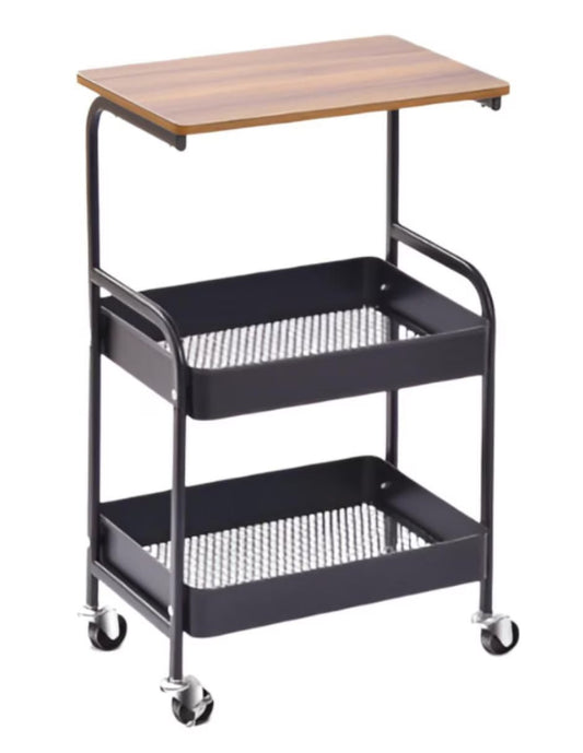 Chariot de rangement à 3niveaux MULTIFONCTIONAL STORAGE RACK  عربة تخزين بثلاثة أرفف
