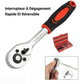طقم أدوات إصلاح السيارات46 قطعة Set d'Outils de Réparation Automobile 46 Pièces avec Douilles